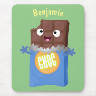 Tapis De Souris Sympa chocolat chocolat bonbon bar personnage de d