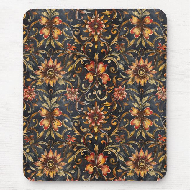 Tapis De Souris Symphonie baroque rouge et or (Devant)
