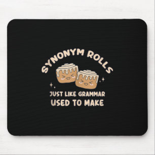 Tapis De Souris Synonym Rolls Plaisanter Cinnamon Rolls Grammar Pu