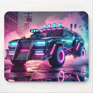 Tapis De Souris Synthwave Mad Max Apocalypse voiture Mousepad