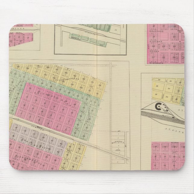 Tapis De Souris Syracuse, Coolidge, Hudson, Loco, Kansas (Devant)