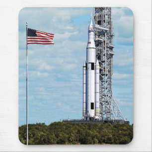 Tapis De Souris Système de lancement spatial de la fusée de NASA s