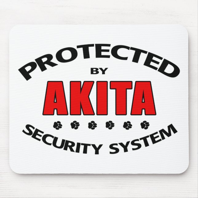 Tapis De Souris Système de sécurité Akita (Devant)