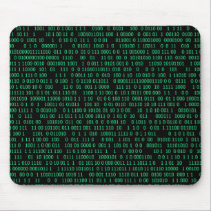 Tapis De Souris Système numérique binaire vert