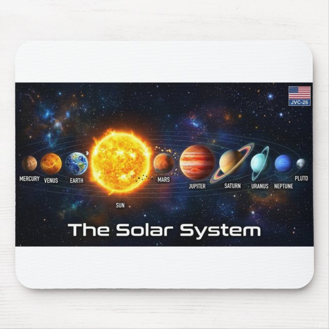 Tapis De Souris Système solaire (Devant)