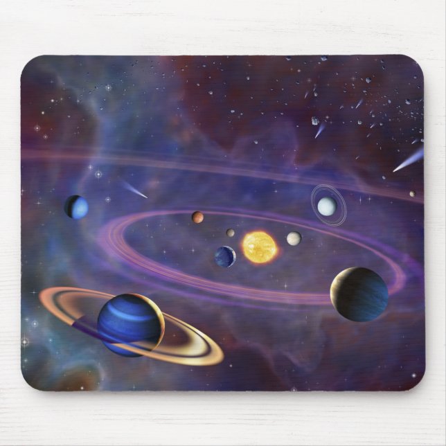 Tapis De Souris Système solaire (Devant)