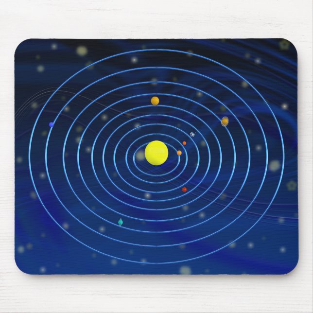 Tapis De Souris Système solaire (Devant)