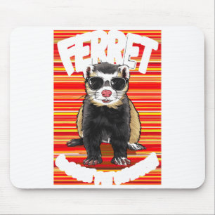 Tapis De Souris T Ferret Animal de compagnie le plus cool sur Terr