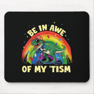 Tapis De Souris T Rex Dinosaure Autisme Sensibilisation Soyez en a