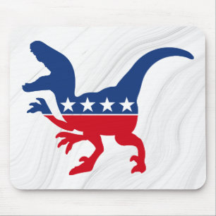 Tapis De Souris T-Rex patriotique anti-politique