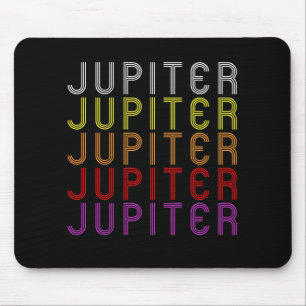 Tapis De Souris T-Shirt Astronomie Rétro Vintage Planète Jupiter