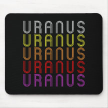 T-Shirt Astronomie Rétro Vintage Planète Uranus