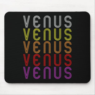 Tapis De Souris T-Shirt Astronomie Rétro Vintage Planète Vénus