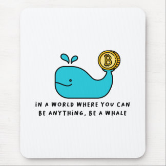 Tapis De Souris T-shirt baleine Bitcoin