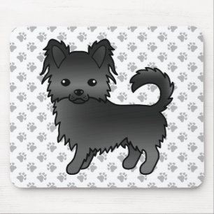 Tapis De Souris T-shirt Chien de dessin animé Chihuahua à manteau
