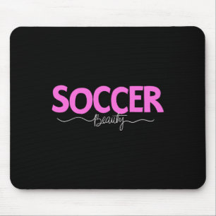 Tapis De Souris T-shirt de football pour filles et femmes joueuses