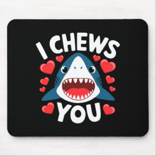 Tapis De Souris T-shirt de la Saint-Valentin Cœur Amour Léopard Mi