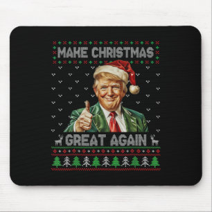 Tapis De Souris T-shirt de Noël drôle de Trump Rendez Noël Grand A