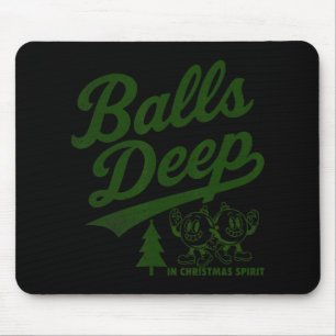 Tapis De Souris T-shirt de Noël drôle pour adultes, Profondément d