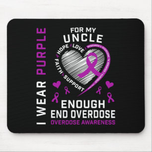 Tapis De Souris T-shirt de sensibilisation à la fin de l'overdose