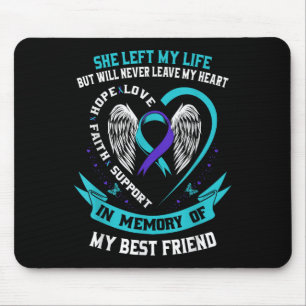 Tapis De Souris T-shirt de sensibilisation au suicide Prévention M