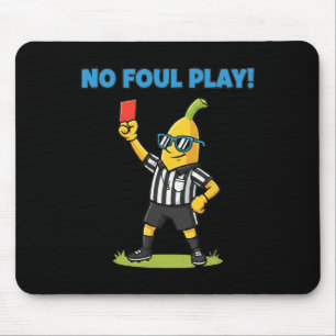 Tapis De Souris T-shirt de sport pour arbitre de football drôle By