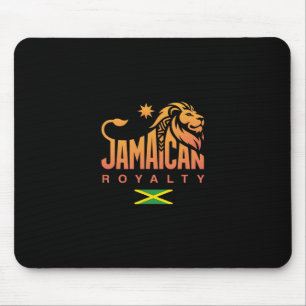 Tapis De Souris T-shirt de vacances caribéennes avec drapeau de la