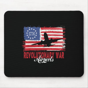 Tapis De Souris T Shirt Drôle Anti Trum des Aéroports de la Guerre