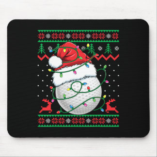 Tapis De Souris T-shirt drôle de Noël pour femme et homme jouant a