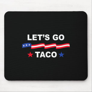 Tapis De Souris T-shirt drôle Trump abandonne toujours Let's Go Ta