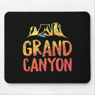 Tapis De Souris T Shirt Grand Canyon - Souvenir de vacances Rétro 