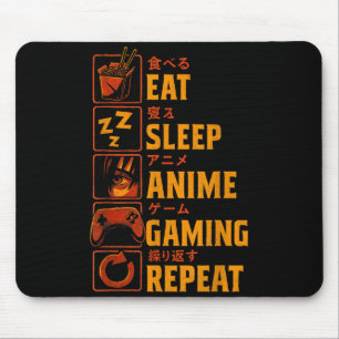 Tapis De Souris T-shirt graphique drôle d'anime pour hommes garçon