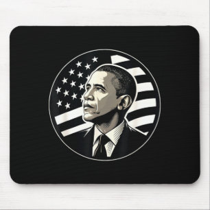 Tapis De Souris T-shirt Hommage à Barack Obama Art Démocratie Mani