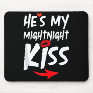 Tapis De Souris T-Shirt Homme Il Est Mon Baiser De Minuit Bonne An