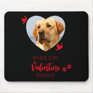 Tapis De Souris T-shirt personnalisé pour la Saint-Valentin avec p