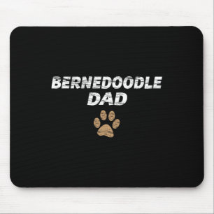 Tapis De Souris T-shirt pour homme et enfants Bernedoodle Dad - Ca