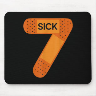Tapis De Souris T-shirt Sick Seven Meme Six Seven Blague drôle _1