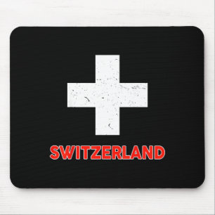 Tapis De Souris T-shirt suisse pour tout-petit Drapeau de la Suiss
