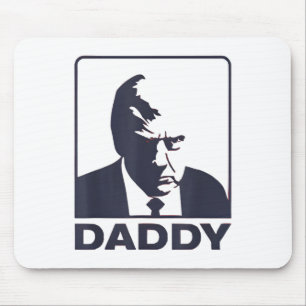 Tapis De Souris T-shirt Trump Papa Rouge Papa Trump 