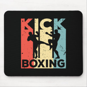 Tapis De Souris T-shirt vintage de kickboxing - Kickbo arts martia