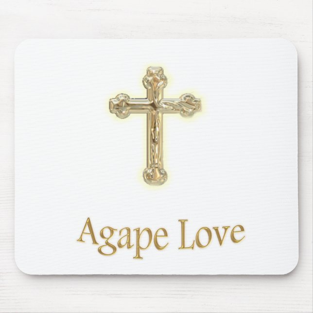 Tapis De Souris T-shirts AGAPE LOVE (Devant)