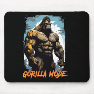 Tapis De Souris T-shirts de travail de gorille Mode de gorille Gym