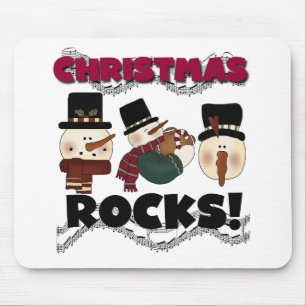 Tapis De Souris T-shirts et cadeaux Christmas Rocks