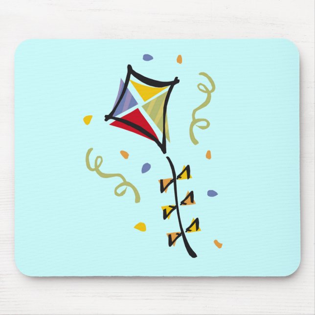 Tapis De Souris T-shirts et cadeaux de cerf-volant (Devant)