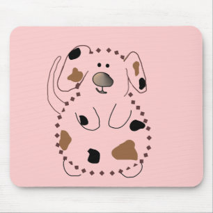 Tapis De Souris T-shirts et cadeaux de chien de bande dessinée