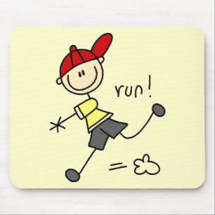 Tapis De Souris T-shirts et cadeaux de course de baseball
