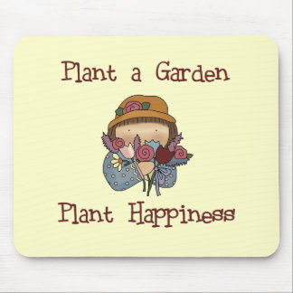 Tapis De Souris T-shirts et cadeaux de jardinage de bonheur de