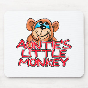 Tapis De Souris T-shirts et cadeaux de la petite singe de la tante