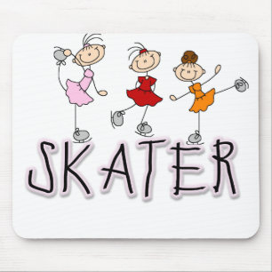 Tapis De Souris T-shirts et cadeaux de patineur artistique de