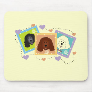 Tapis De Souris T-shirts et cadeaux de portraits de chien